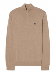 Lexington Clothing - Cotton Half-Zip Knitted Sweater - Poolpika lukuga džemprid - L