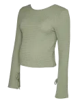 Mamalicious - Mlmarte Ls Jrs Short Top - Pikkade varrukatega l&uuml;hikesed topid - S