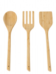 Satake - Bestiks&aelig;t 3 Dele Bambus - Lusikad ja kulbid - 38 CM