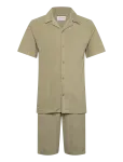Lindbergh - Relaxed Fit Towel Shirt S/S Set - L&uuml;hikeste varrukatega s&auml;rgid - L