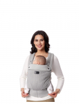 Momcozy - Momcozy Newborn To Toddler Air Mesh Soft Structured Carrier Grey - Lapsekandmiskotid ja kandelinad - ONE SIZE