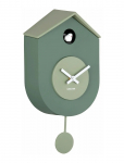 KARLSSON - Wall Clock Grato Cuckoo Jungle Green W. Grayed Jade - Seinakellad - H 33.2CM