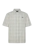 Fred Perry - Seersucker Check Shirt - Ruudulised s&auml;rgid - M