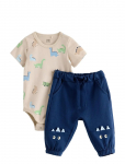 Lindex - Set With Bodysuit And Joggers - Komplektid bodiga - 86