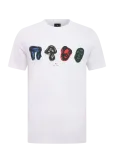 PS Paul Smith - Mens Reg Fit T Shirt In A Row - L&uuml;hikeste varrukatega - XXXL