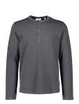 Lindbergh - Basic Granddad Tee L/S - Pikkade varrukatega - XL