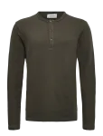 Lindbergh - Basic Granddad Tee L/S - Pikkade varrukatega - XL
