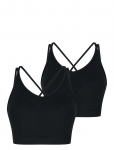ZEBDIA - Sports Bra W. Slim Strap 2-Pack - Sportrinnahoidjad - K&otilde;ik - XXL