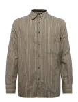 Mads N&oslash;rgaard - Flannel Stripe Sune Shirt - Vabaaja s&auml;rgid - S