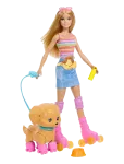 Barbie - Barbie Skate And Run Pup Doll And Accessories - Nukud - ONE SIZE
