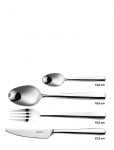 Fiskars - Ff Cutlery Set 16Pcs Mirror - S&ouml;&ouml;giriistade komplektid - ONE SIZE