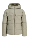 Jack & Jones - Jcofusion Pu Puffer Jacket Jnr - Termojoped - 152