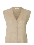 Selected - Slwlulu Brushed V-Neck Vest Noos - Kootud vestid - L