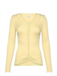 Rosemunde - Rwbabette Silk Ls V-Neck Lace Cardi - Kardiganid - XS