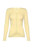 Rosemunde - Rwbabette Silk Ls V-Neck Lace Cardigan - Kardiganid - XS