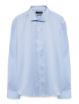 Lindbergh Black - Technical :Cut Away Collar, Tailor Fit Cotton Shirt, Wf Ls - Business - XL