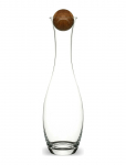 Sagaform - Nature Wine/Water Carafe With Oak Stopper - Veinikarahvinid ja dekanterid - 1 L