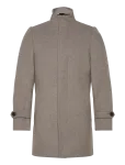Lindbergh - Recycled Wool Funnel Neck Coat - Villased mantlid - XXXL