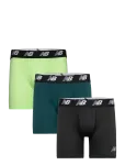 New Balance - Mens Premium 6" Boxer Brief With Fly 3 Pack - Bokserid - S