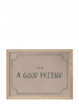 Kunskapstavlan&reg; - Good Friend Diploma, Dusty Rose - P&aring; Engelska - Posters - ENGLISH