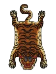 Bongusta - Tiger Rug - Villased vaibad - 125X70CM