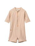 Liewood - Max Seersucker Shortsleeve Swim Jumpsuit - Uv Suits - 98