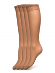 Lindex - 4-Pack Knee-High Socks 20 Denier - P&otilde;lvikud - 36/42