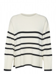 Vero Moda - Vmsaba Ls O-Neck Stripe Pullover Ga Noos - Džemprid - L