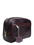 Parker - Parker Leather Travel/Dopp Kit - Large (8"X5"X4") - Travel Size - ONE SIZE