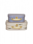 OYOY MINI - Mini Suitcase Crocodile & Stripe - Set Of 2 - Hoiukarbid - ONE SIZE x 25.5