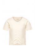 Creamie - T-Shirt Ss Rib - L&uuml;hikeste varrukatega - 110