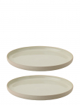 Stelton - Emma Middagstallerken &Oslash; 24 Cm 2 Stk Grey - Praetaldrikud - &Oslash; 24 cm