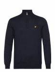 Lyle & Scott - Cotton Merino Quarter Zip Jumper - Poolpika lukuga džemprid - L