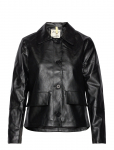 Brixtol Textiles - Sissel Faux Leather Black - Nahk - S