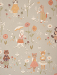 Majvillan - Wallpaper Catwalk Dusty Blue - Wallpapers - 1005X 53CM