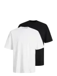 Jack & Jones - Jjebradley Tee Ss O-Neck 2Pk Mp Noos - L&uuml;hikeste varrukatega - M