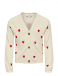 Kids Only - Kogdana Life Ls Heart Vneck Cardigan Knt - Kardiganid - 158-164