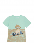 Minymo - T-Shirt Ss - L&uuml;hikeste varrukatega - 122