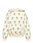 THE ANIMALS OBSERVATORY - Beaver Kid Hoodie White Flowers - Kapuutsiga pusad - 14 Y
