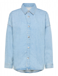 Calvin Klein Jeans - Relaxed Linen Denim Shirt Aaron - Teksas&auml;rgid - XXS