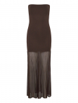 Malina - Isola Drop Waist Sheer Knitted Dress - Maksikleidid - XL