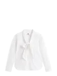 Tommy Hilfiger - Poplin Bow Collar Ls Shirt - Pikkade varrukatega - 42