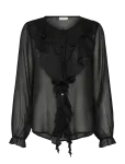 FREE/QUENT - Blouse From Freequent In A Light Material. The Blouse Has A Simple Silhouette Wi - Pikkade varrukatega - XL