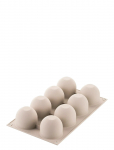 Silikomart - Silikoneform Puff / Skumtoppe 8 Stk. &Oslash;62 H52 - Koogikese- ja muffinivormid - FOR 8PCS