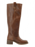 Bianco - Biamary Knee High Pull On Boot Pull Up Leather - Pika s&auml;&auml;rega - 37