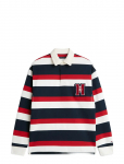 Tommy Hilfiger - Crest Striped Rugby - Pikkade varrukatega - L