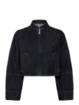Calvin Klein Jeans - Zip Denim Jacket Ck Classic Rins - L&uuml;hikesed teksap&uuml;ksid - XXS