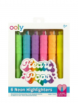 Ooly - Highlighter 6 Pcs - Heart Pops Neon - Pliiatsid - ONE SIZE