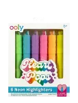 Ooly - Highlighter 6 Pcs - Heart Pops Neon - Pliiatsid - ONE SIZE