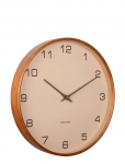 KARLSSON - Wall Clock Acento Wood White - Seinakellad - &Oslash; 40 CM